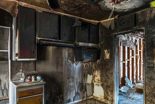Fire and water damage restoration service